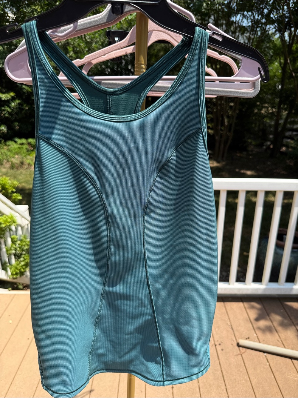 Lululemon Teal Racerback Athletic Tank Top